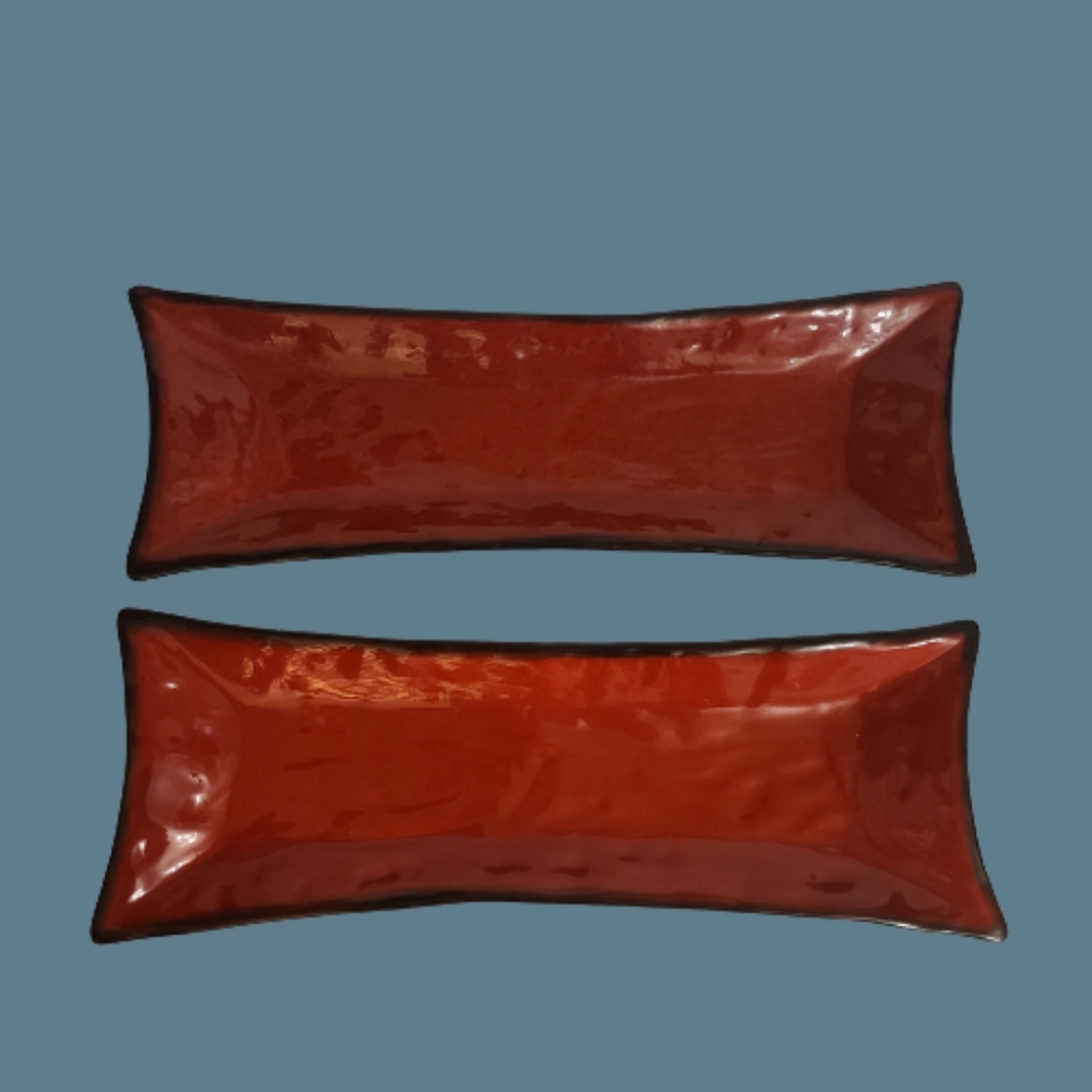 Set of 2 Wilco Imports Serving Trays